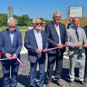 L'échangeur d'Ahuy de la LiNo est enfin inauguré