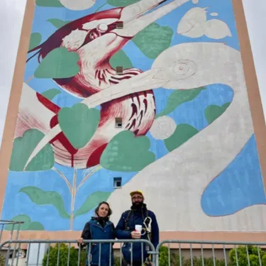 A Beaune, une nouvelle fresque pour colorier les murs des Blanches...