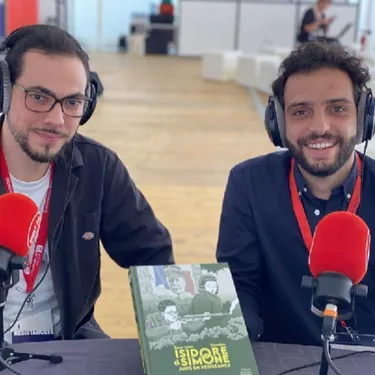 Simon Louvet et Remedium, auteurs de "Isidore et Simone"