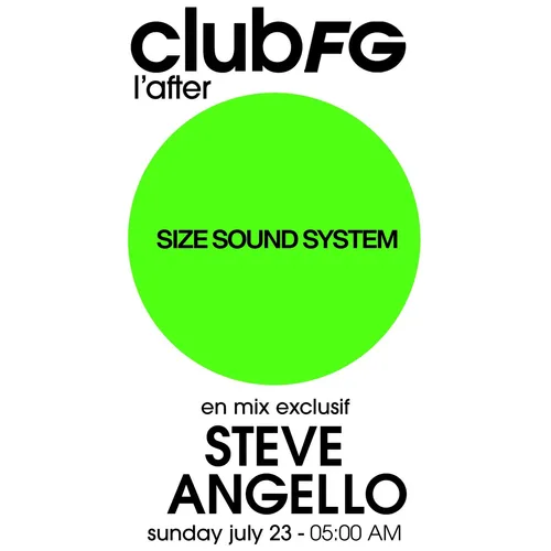 CLUB FG : STEVE ANGELLO
