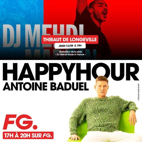 HAPPY HOUR INTERVIEW : THIBAUT DE LONGEVILLE "DJ MEHDI MADE IN FRANCE"