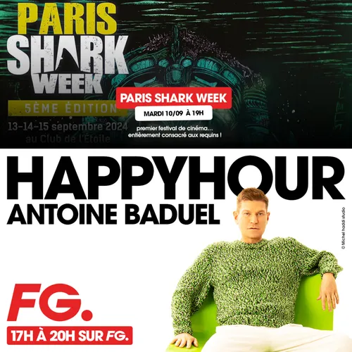 HAPPY HOUR INTERVIEW : PARIS SHARK WEEK
