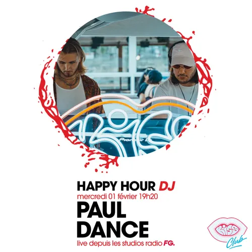 HAPPY HOUR DJ : PAUL DANCE