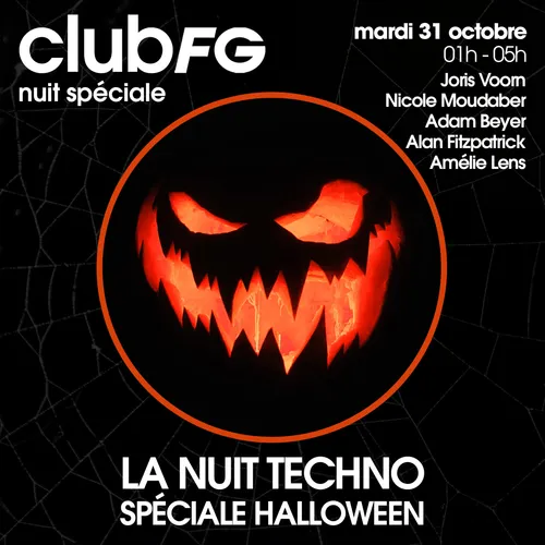 CLUB FG TECHNO SPÉCIAL HALLOWEEN : NICOLE MOUDABER