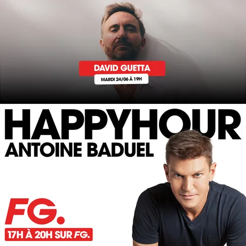 HAPPY HOUR INTERVIEW : DAVID GUETTA