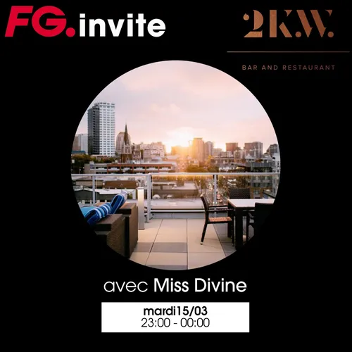 FG INVITE : LE 2K ROOFTOP AVEC MISS DIVINE