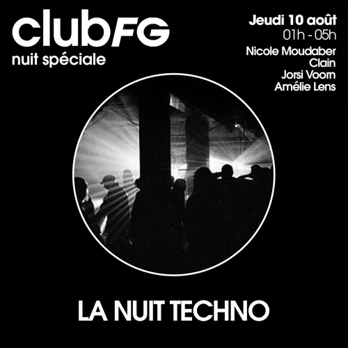 CLUB FG SPÉCIAL TECHNO : AMÉLIE LENS