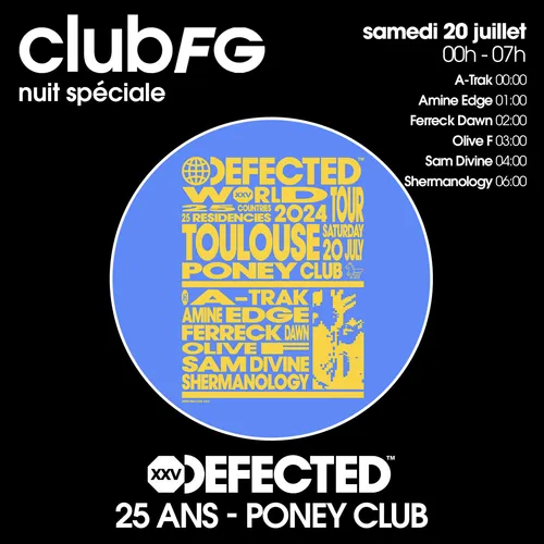 CLUB FG SPÉCIAL 25 ANS DE DEFECTED : SHERMANOLOGY