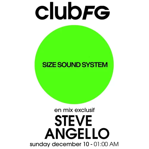 CLUB FG : STEVE ANGELLO