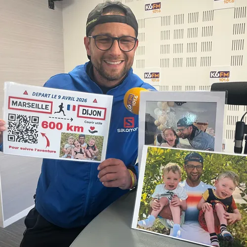 De Marseille à Dijon, Mickaël va courir 600 km en 15 jours pour...