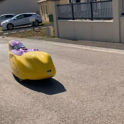 David Batschelet et son vélomobile #3