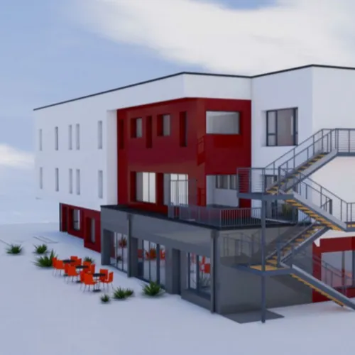 La maison des parents de l'association Roseau s'agrandit.