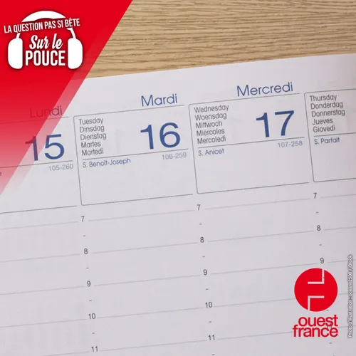 Lundi, mardi... Pourquoi les jours de la semaine finissent par "di" ?