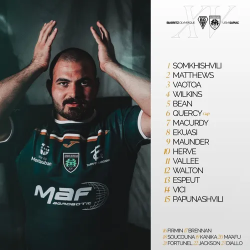 Sapiac Express : découvrez la compo pour le déplacement à Biarritz !