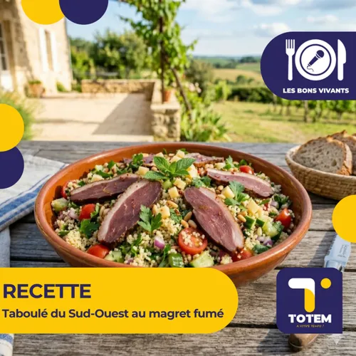 RECETTE -  Taboulé du Sud-Ouest au magret fumé