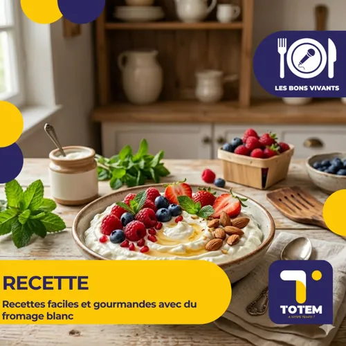 RECETTE -  Recettes faciles et gourmandes avec du fromage blanc