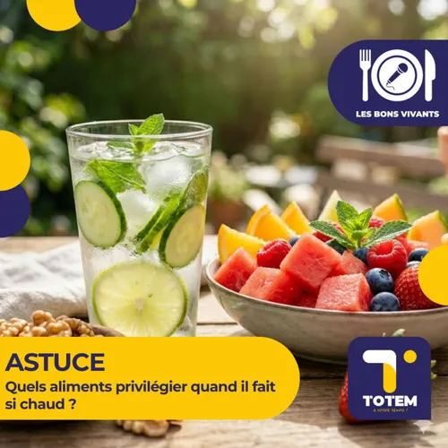 ASTUCE - Quels aliments privilégier quand il fait si chaud ?
