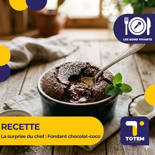 RECETTE - Fondant chocolat-coco
