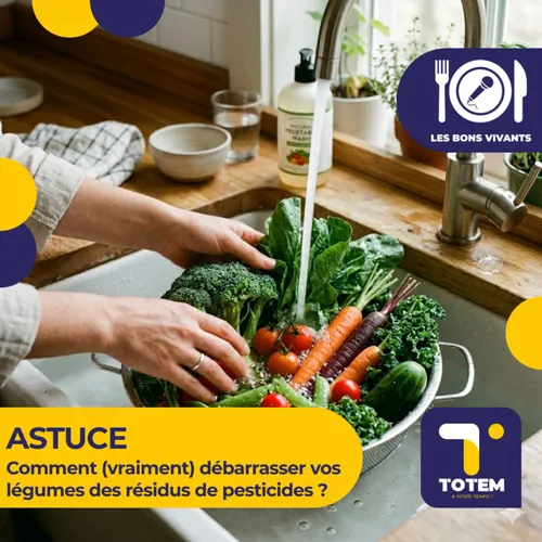 ASTUCE - Comment (vraiment) débarrasser vos légumes des résidus de...