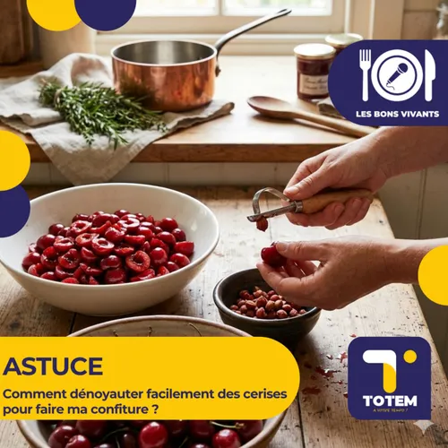 ASTUCE - Comment dénoyauter facilement des cerises pour faire ma...