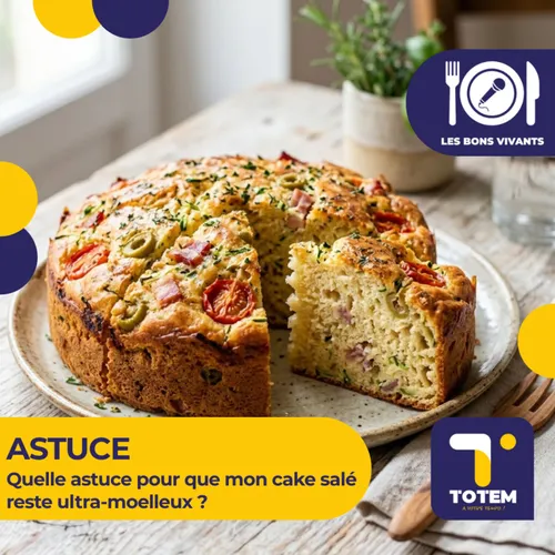 ASTUCE - Quelle astuce pour que mon cake salé reste ultra-moelleux ?
