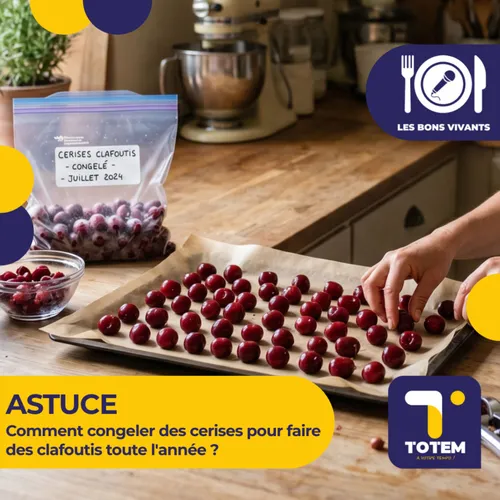 ASTUCE - Comment congeler des cerises pour faire des clafoutis...