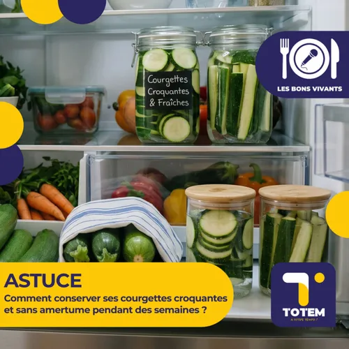 ASTUCE - Comment conserver ses courgettes croquantes et sans...
