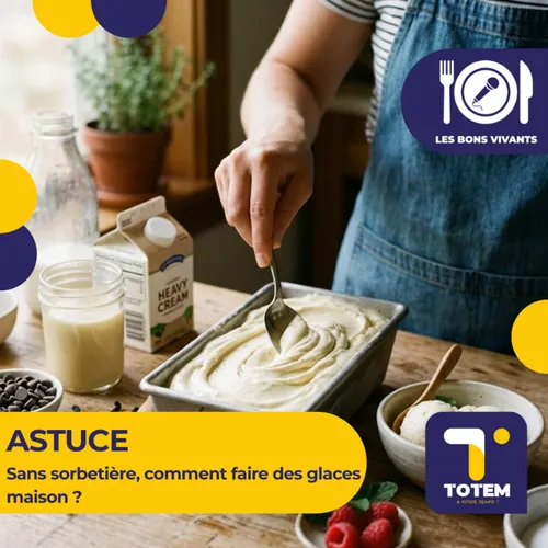 ASTUCE - Sans sorbetière, comment faire des glaces maison ?