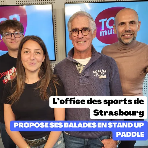 La team de l'office des sports de Strasbourg propose ses balades en...