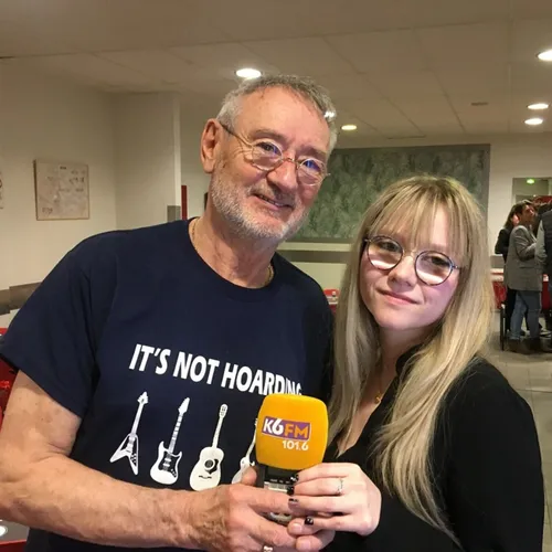 Michael Jones et Julie Stellair après le concert de l’héritage Goldman