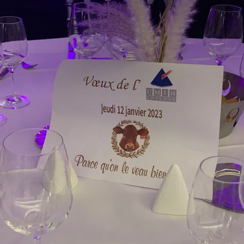 UMIH 21 : une tête de veau pour évoquer la nouvelle année