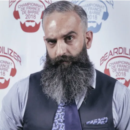 Le "champion de France de barbe" est Dijonnais