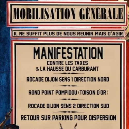 Les précisions sur la manifestation sur la rocade samedi à Dijon
