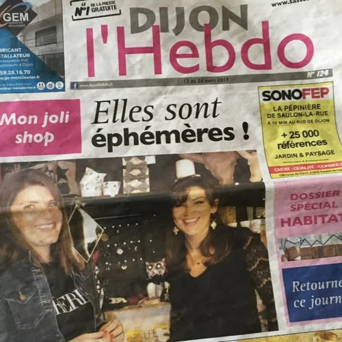 Une boutique éphémère à la une de Dijon l'Hebdo