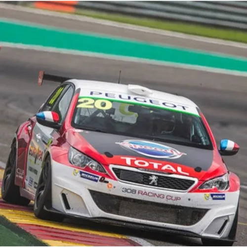 Les bolides Peugeot sont sur le circuit de Dijon-Prenois
