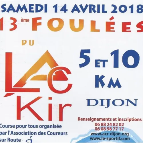 Les 13eme foulées du Lac Kir ont lieu ce samedi
