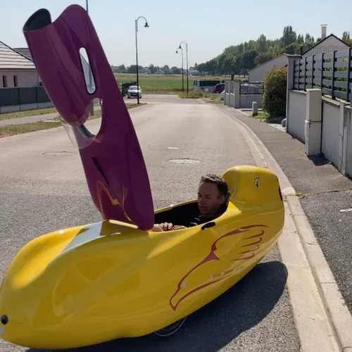 David Batschelet et son vélomobile #2
