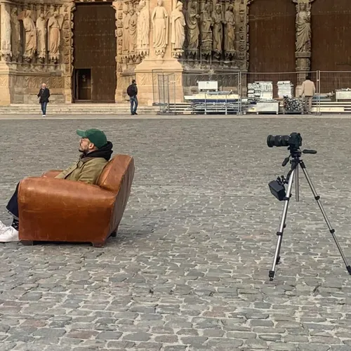 Cyrus North en tournage à Reims