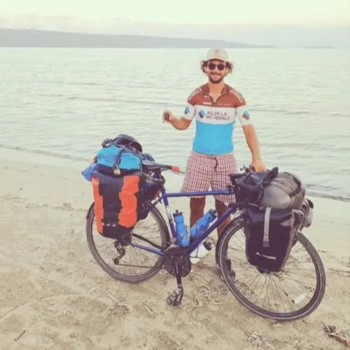 Un rémois fait un tour d'Europe à vélo