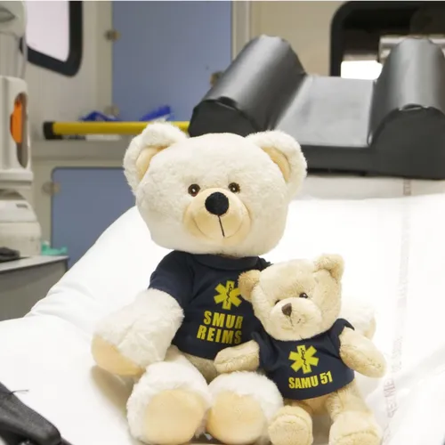 Le SAMU51 se dote d’une peluche pour rassurer les enfants.