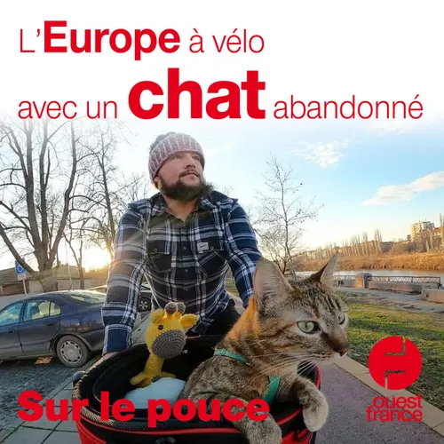 31 juillet 2020 - L'Europe à vélo avec un chat abandonné