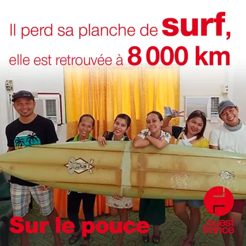 21 septembre 2020 - Il perd sa planche de surf, elle est retrouvée...
