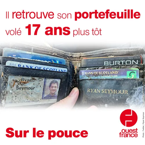 3 juin 2021 - Il retrouve son portefeuille volé 17 ans plus tôt