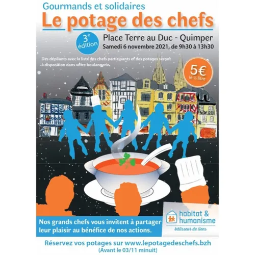 3ème édition du Potage des Chefs à Quimper le 6 novembre