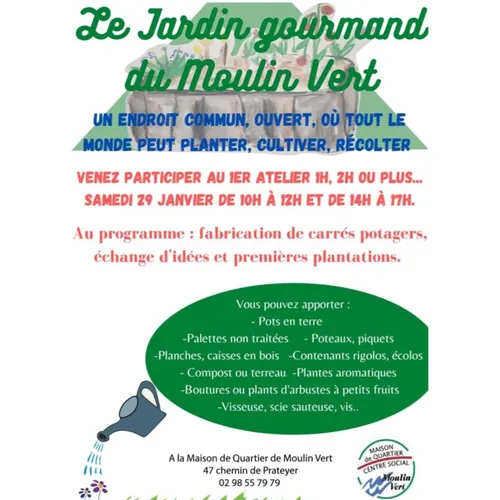 Les jardins gourmands du Moulin Vert à Quimper