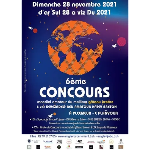 6ème concours mondial du meilleur gâteau Breton amateur à Ploemeur
