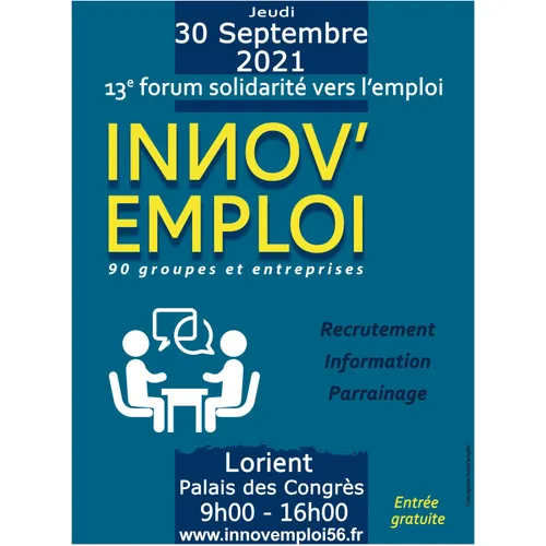 Forum solidarité vers l'emploi sur le pays de Lorient le 30 septembre