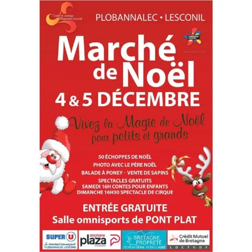 Marché de Noël à Plobannalec-Lesconil les 4 et 5 décembre