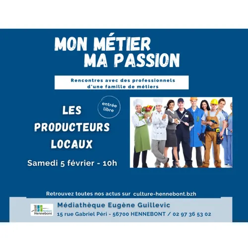 Cycle mon métier, ma passion à la médiathèque d'Hennebont