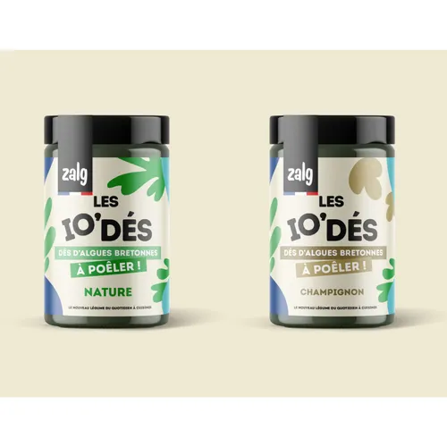 Innovation : ZALG, des "dés d'algues" à poêler !
